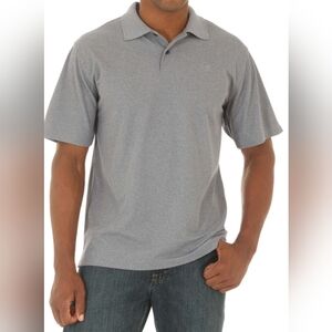 Wrangler Mens Grey Polo T-shirt